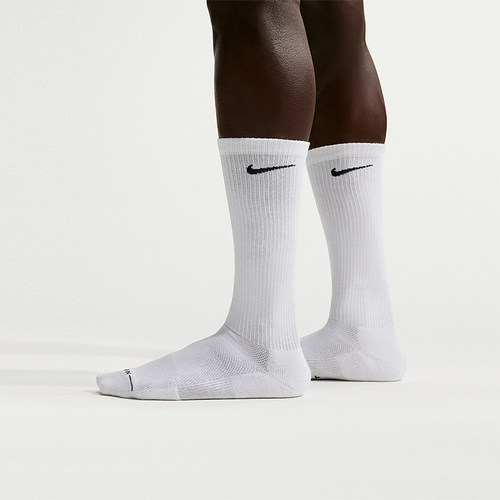 Nike/耐克正品新款男白黑色柔软贴合经典支撑长筒袜HQ8510-100