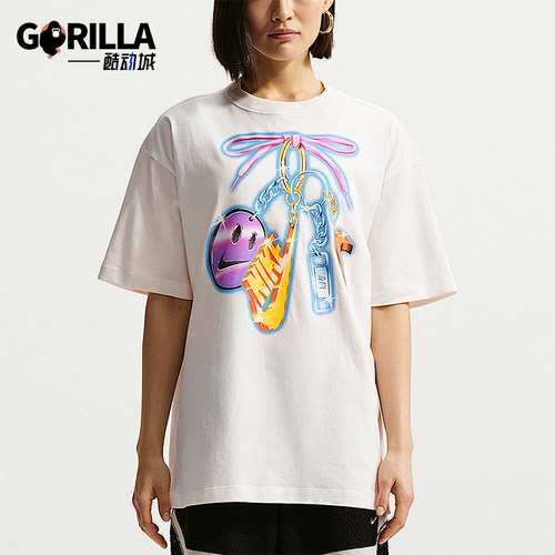 Nike/耐克正品新款女士休闲运动服经典透气宽松短袖T恤IR7849-133