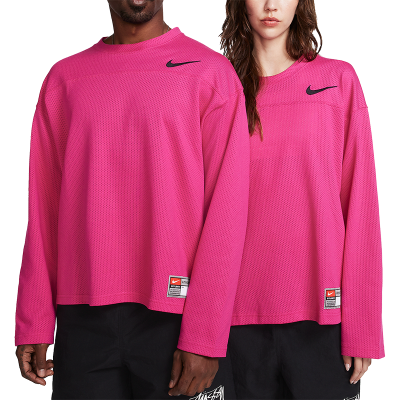 Nike/耐克官方正品Stüssy男女同款时尚休闲长袖上衣FJ9165-615