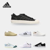 Adidas阿迪达斯正品 FY3090 运动休闲鞋 三叶草NIZZA RF低帮男女经典