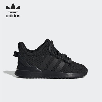 阿迪达斯婴童网面透气减震跑步鞋