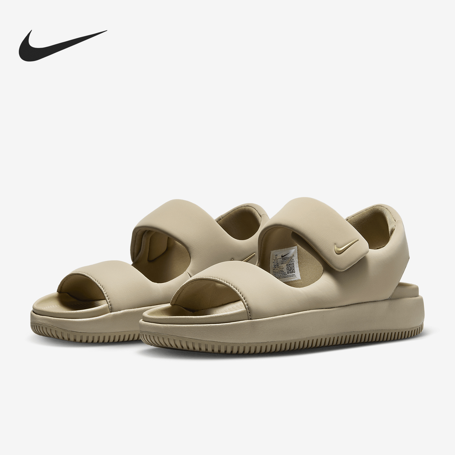 Nike/耐克官方正品Calm Sandal男士舒适回弹耐磨凉鞋FJ6044-200