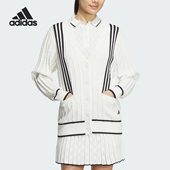 运动开衫 高尔夫针织女士时尚 毛衣IN6624 阿迪达斯正品 Adidas
