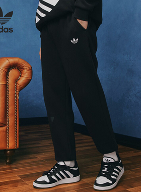 Adidas/阿迪达斯官方正品三叶草男女经典抓绒宽松运动裤JL8388