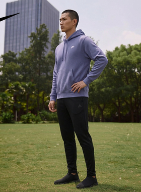 Nike/耐克正品2025冬季款男士连帽休闲日常卫衣FN3860-499