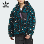 双面穿保暖外套JD6367 三叶草男女情侣款 Adidas 阿迪达斯正品