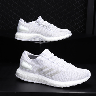 Pure Adidas 阿迪达斯正品 新款 S81991 Boost低帮休闲运动男跑步鞋