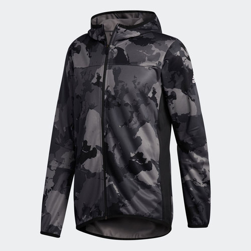 Adidas/阿迪达斯正品新款男子CON CAMO HOODIE针织外套 GC8266