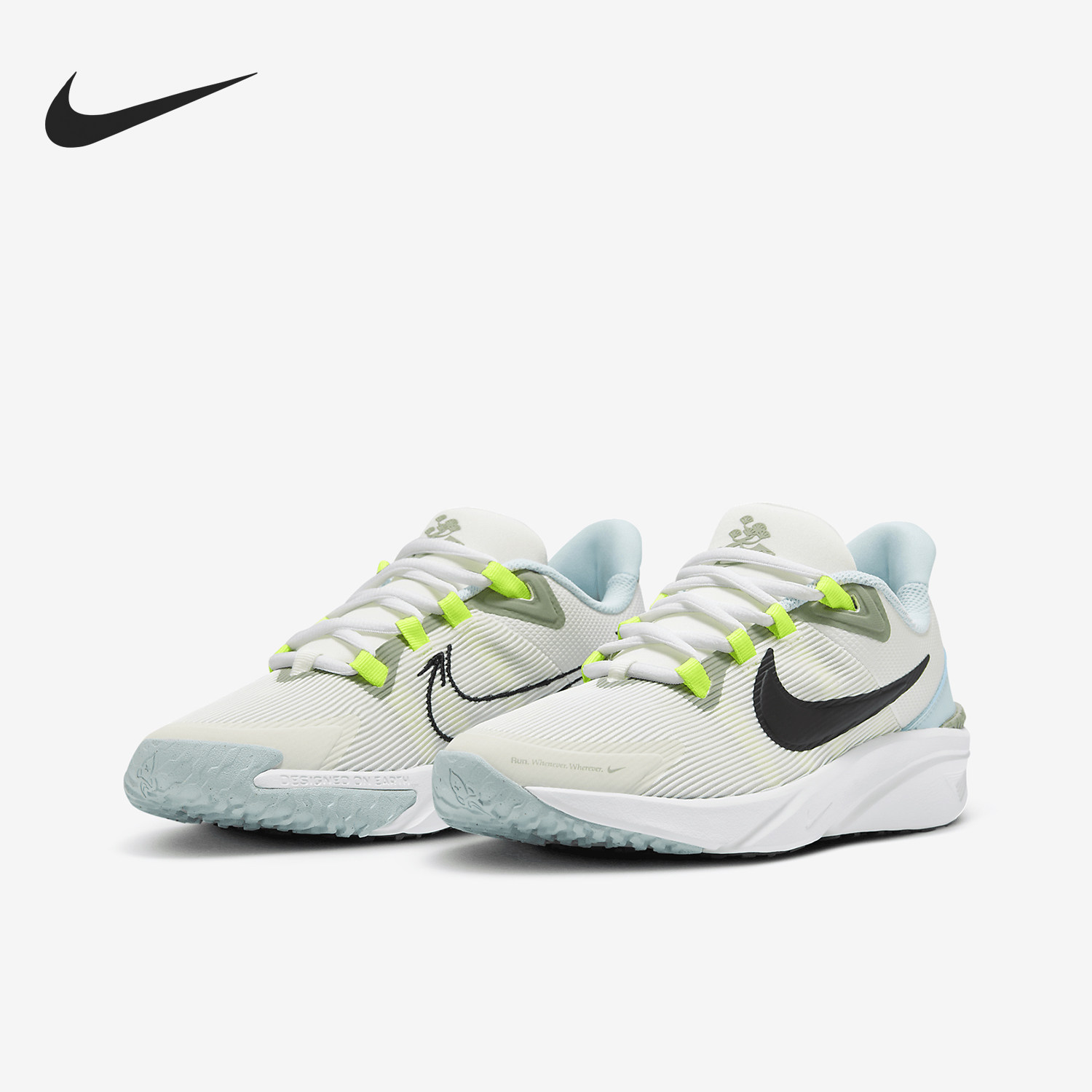 Nike/耐克正品耐磨运动冬新款GS女子大童缓震跑步鞋HQ3469-101