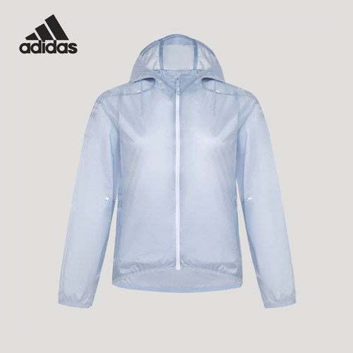 Adidas/阿迪达斯正品春秋女士拒水修身经典连帽夹克外套KY5050