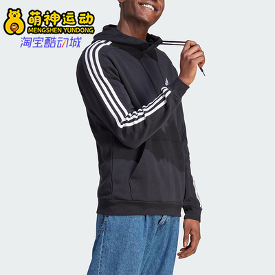 Adidas/阿迪达斯正品M 3S FL HD男士运动连帽日常休闲卫衣IB4028