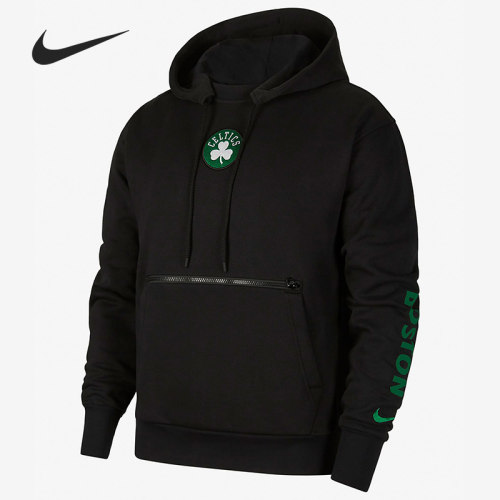 Nike/耐克正品波士顿凯尔特人队COURTSIDE NBA男子套头卫衣CN1807
