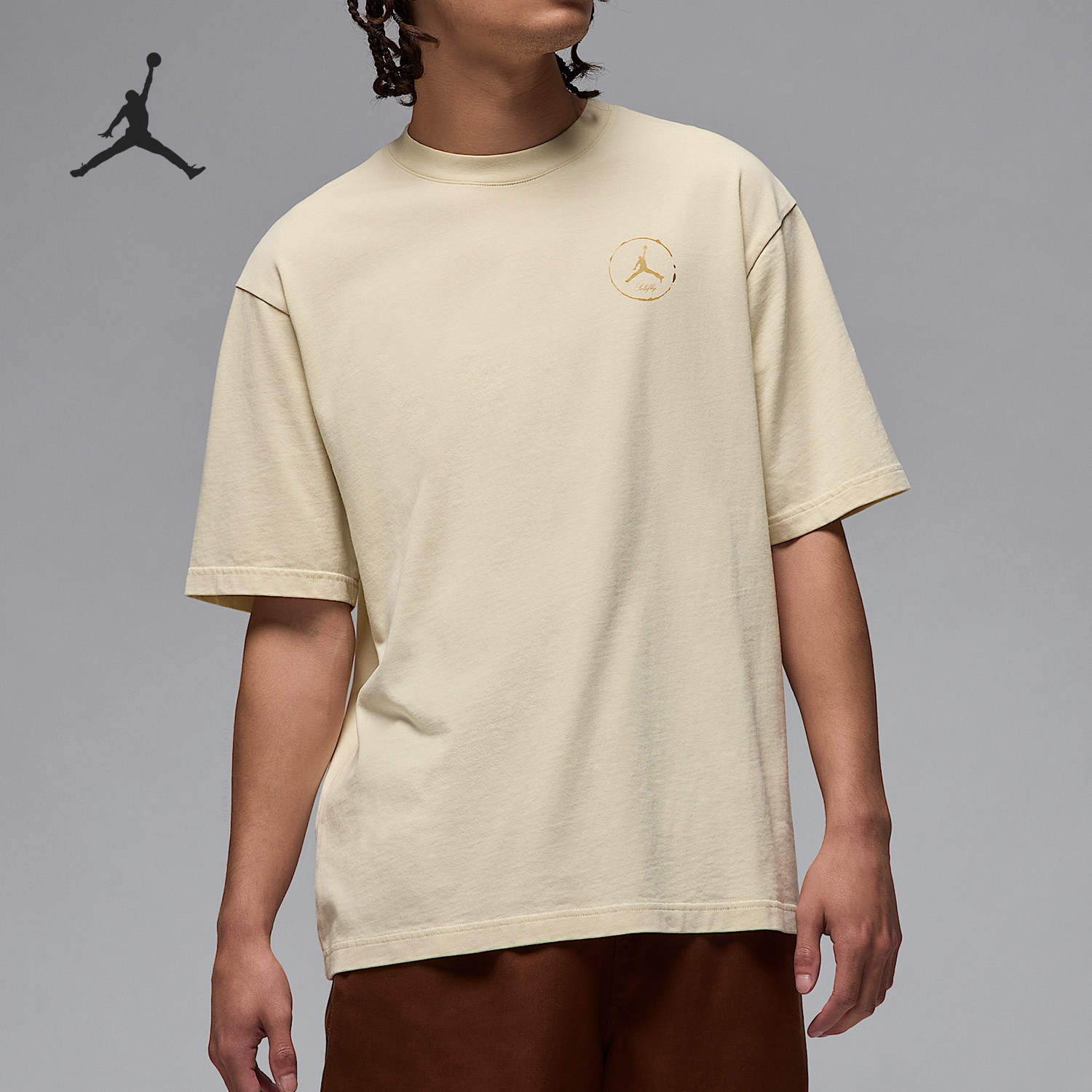 Nike/耐克官方正品夏季男士透气针织休闲耐穿宽松短袖HM5037-238