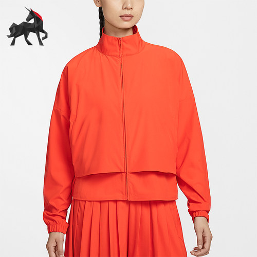 Nike/耐克正品Dri-FIT女士运动宽松网眼经典立领外套HJ0964-633
