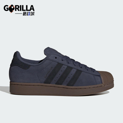 Adidas/阿迪达斯正品三叶草男女系带贝壳头耐磨低帮板鞋JQ3226