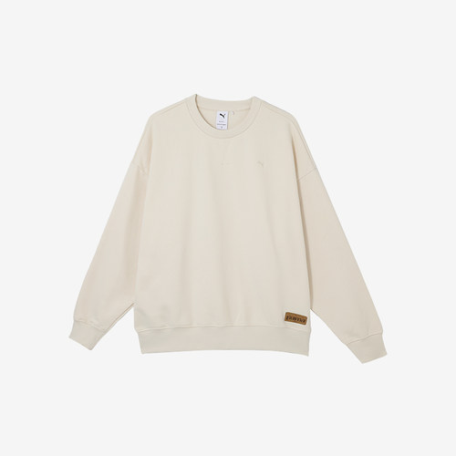 Puma/彪马正品2024冬季男女简约宽松户外休闲卫衣629604-87