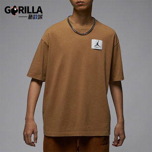 Nike/耐克正品JORDAN男士圆领复古潮流宽松短袖DZ0605-231