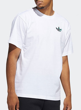 Adidas/阿迪达斯正品三叶草夏运动休闲男子短袖T恤GN3906