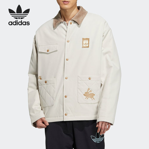 Adidas/阿迪达斯正品三叶草兔子洞系列男女夹克外套HY4189
