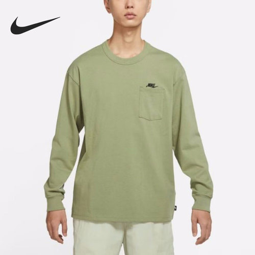 Nike/耐克正品秋款休闲男子套头运动长袖T恤DR7930-334