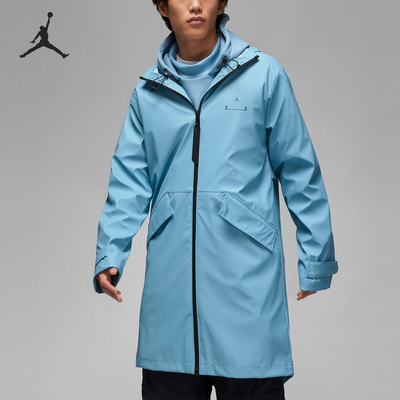 Nike/耐克官方正品JORDAN新款男蓝色防风纯色夹克外套DV7692-427