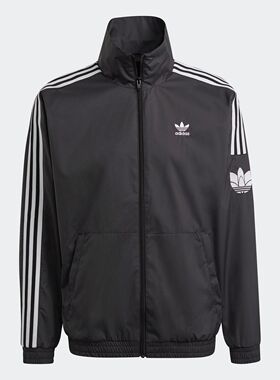 Adidas/阿迪达斯正品 新款三叶草男子休闲运动夹克上衣GN3535