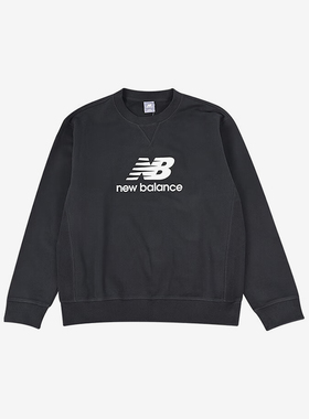New Balance/NB正品2025新款男女舒适透气百搭卫衣AMT41356-BK