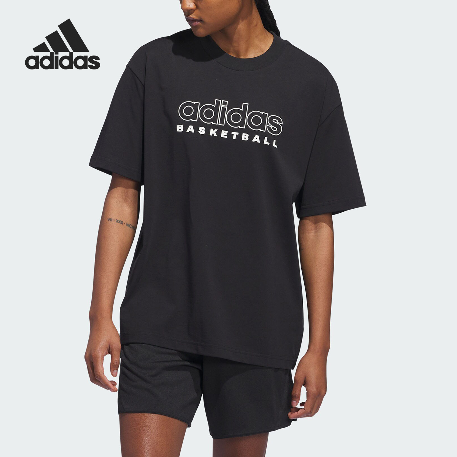 Adidas/阿迪达斯官方正品 SLCT TEE 女士篮球运动短袖T恤IT9941