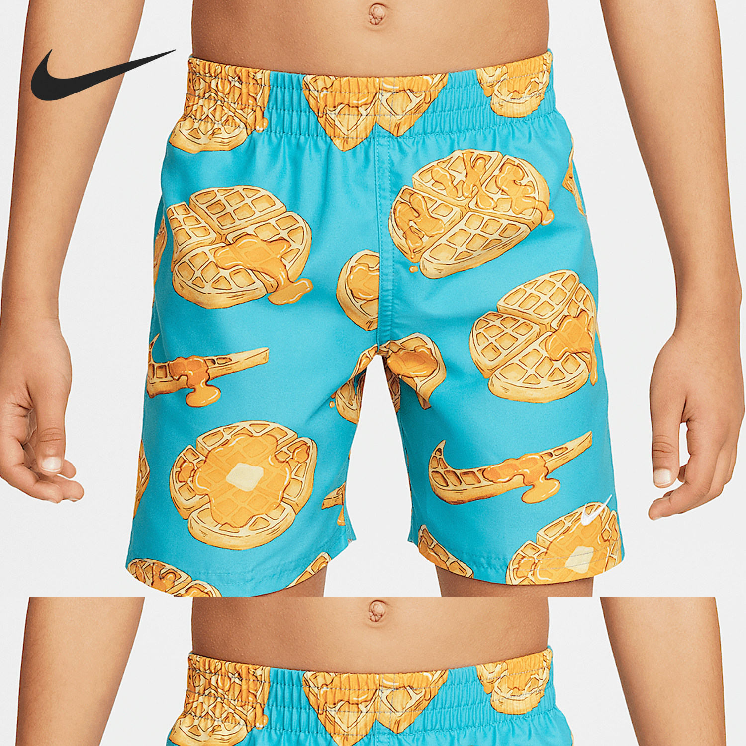 Nike/耐克正品SWIM BREAKER小童印花透气沙滩短裤IF4032-345,童装/婴儿装/亲子装,裤子,淘宝优惠券,粉丝福利购,淘宝优惠卷