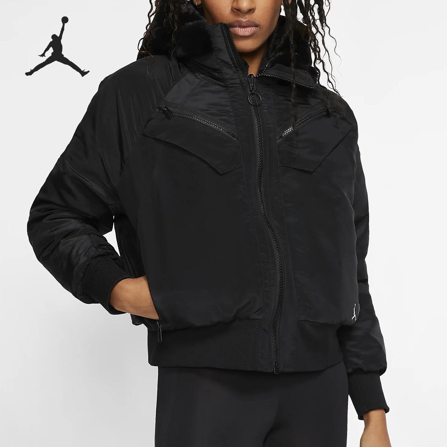 Nike/耐克正品AS W J REV女子运动保暖双面穿外套CQ6658-010