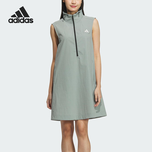 Adidas/阿迪达斯正品MTWV女士宽松户外经典休闲无袖连衣裙JM8797