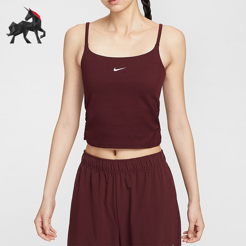 Nike/耐克正品Dri-FIT女士运动针织透气休闲吊带背心IH8606-652