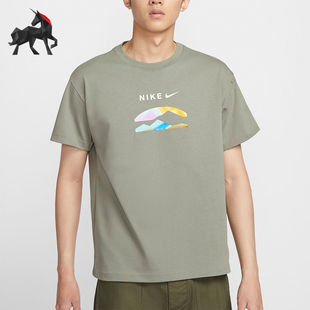 新款 夏季 耐克正品 053 针织透气休闲运动短袖 HJ3958 男士 Nike