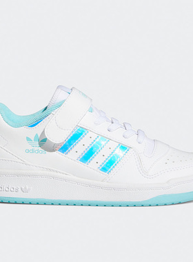 Adidas/阿迪达斯正品三叶草FORUM IRIDESCENT儿童板鞋GZ8846
