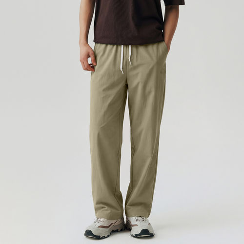 Skechers斯凯奇正品男透气系带中腰日常出行休闲裤L126M036-00V8