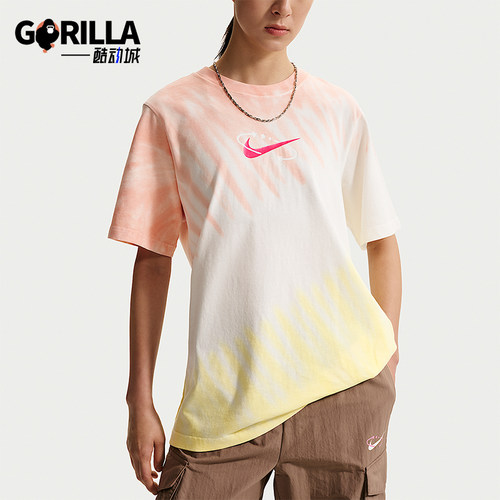Nike/耐克正品2026夏季女士圆领运动轻盈休闲透气T恤IR7557-378
