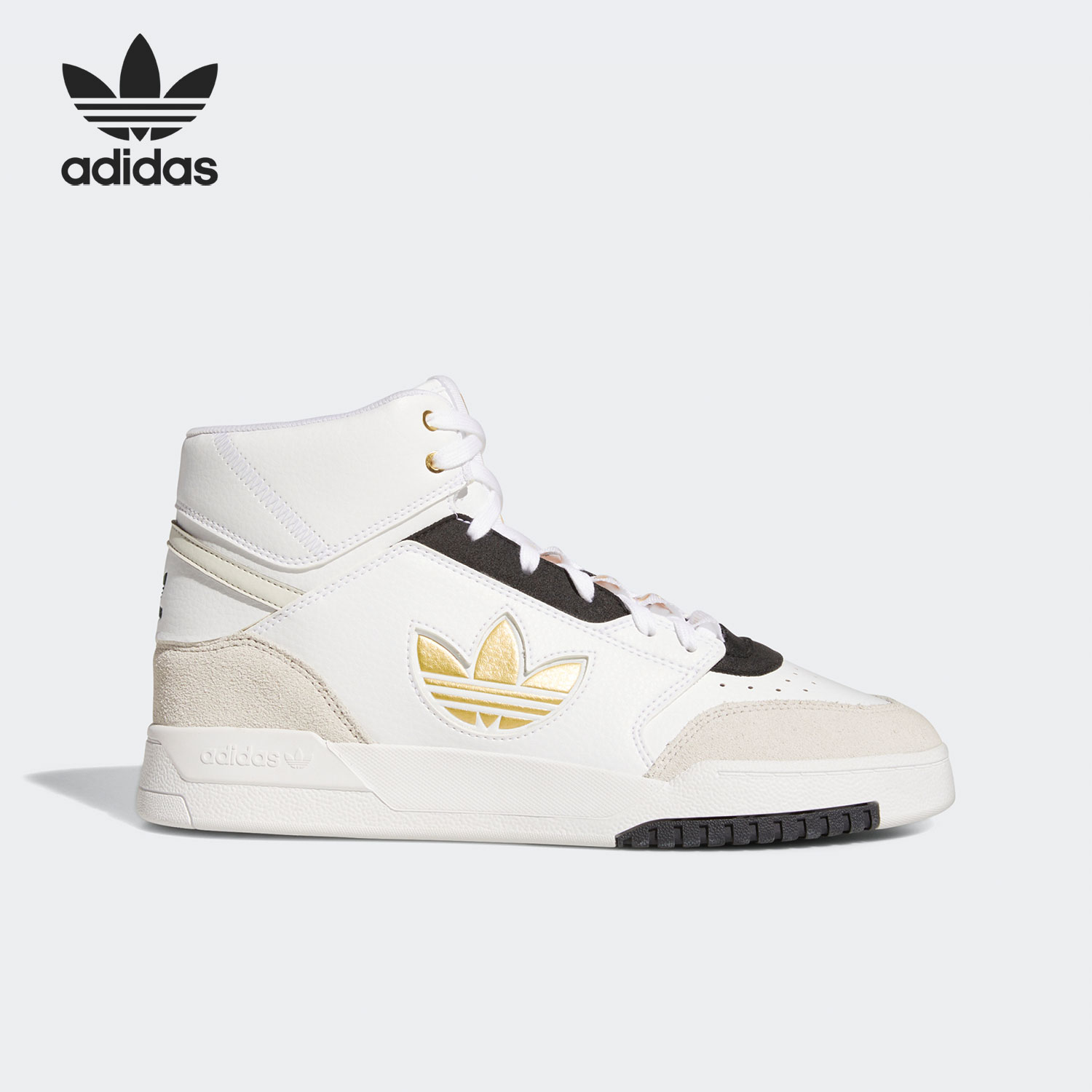 Adidas/阿迪达斯官方正品三叶草DROP男女轻便高帮休闲鞋GZ1581