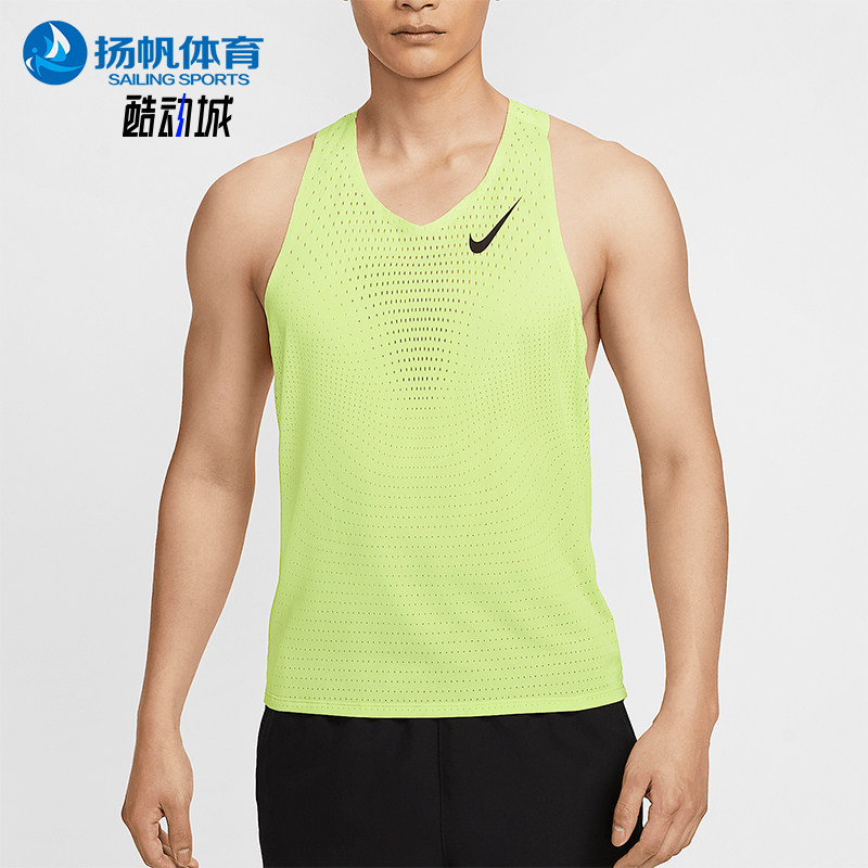 Nike/耐克正品夏季新款男士跑步透气经典无袖背心T恤FN4232-736