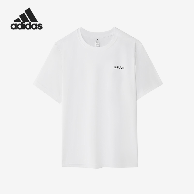 Adidas/阿迪达斯正品夏季男女运动简约透气轻质休闲短袖T恤KC9031