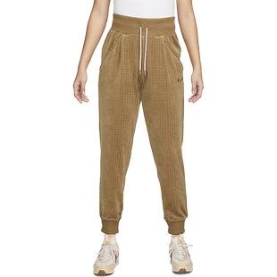 Nike/耐克官方正品当季新款女子运动健身休闲平绒长裤DV7821-270