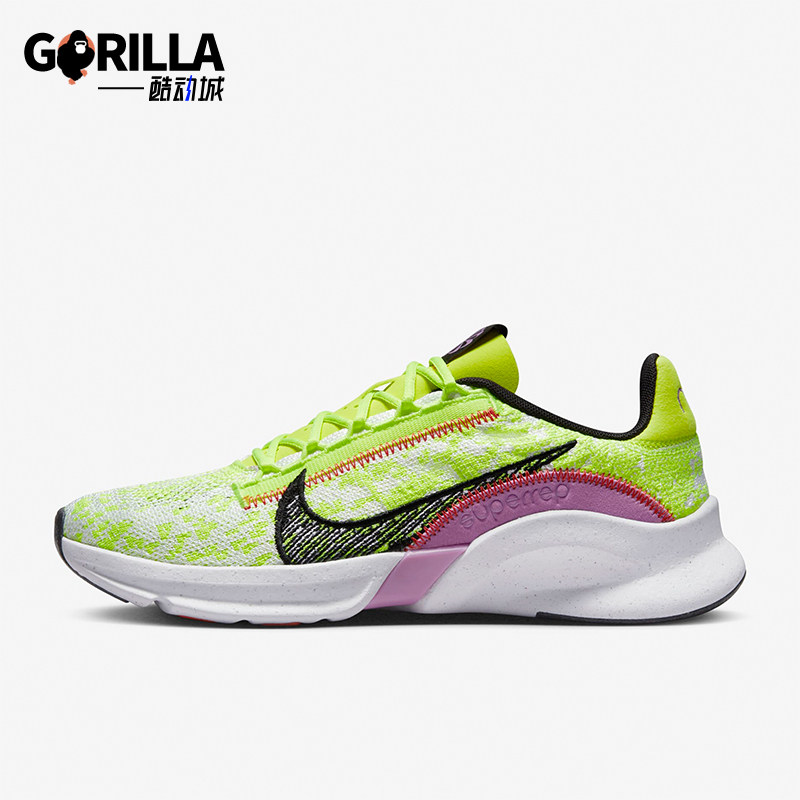 Nike/耐克正品新款女士健身低帮运动系带训练鞋DH3393-700