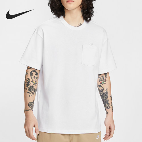 Nike/耐克正品夏季男士简约柔软轻盈休闲经典短袖T恤IH1124-100