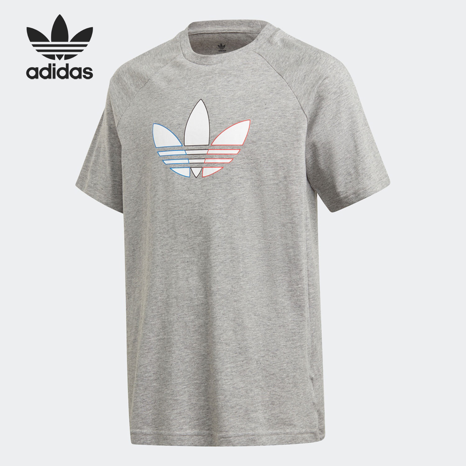 Adidas/阿迪达斯三叶草大童短袖