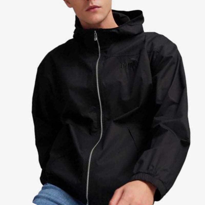 Puma/彪马正品春季新款男士经典运动连帽薄款梭织外套633563-01