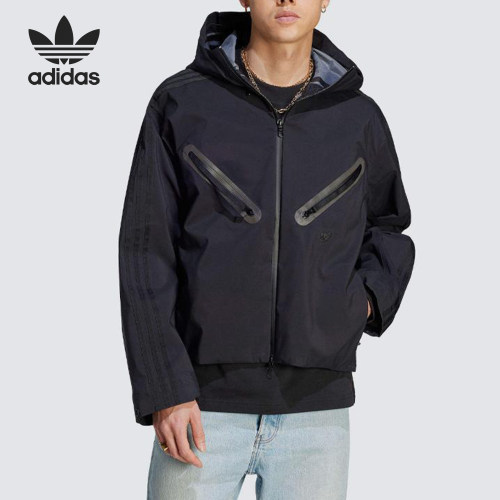 Adidas/阿迪达斯正品三叶草男士经典拉链长袖宽松夹克IL6166