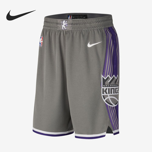Nike耐克正品NBA国王队Swingman松紧字母印花篮球DO9673-002