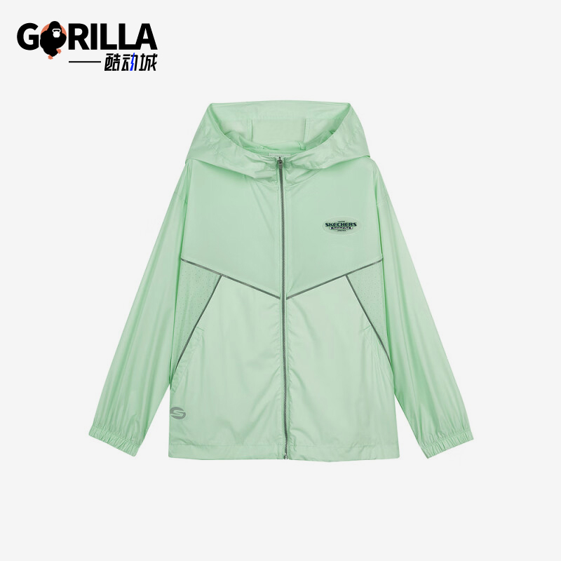 斯凯奇儿童简约休闲外套