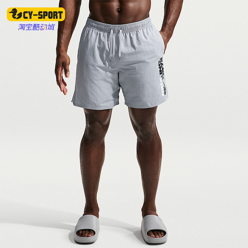 Nike/耐克正品Swim Breaker男士休闲系带经典沙滩短裤IQ7988-012