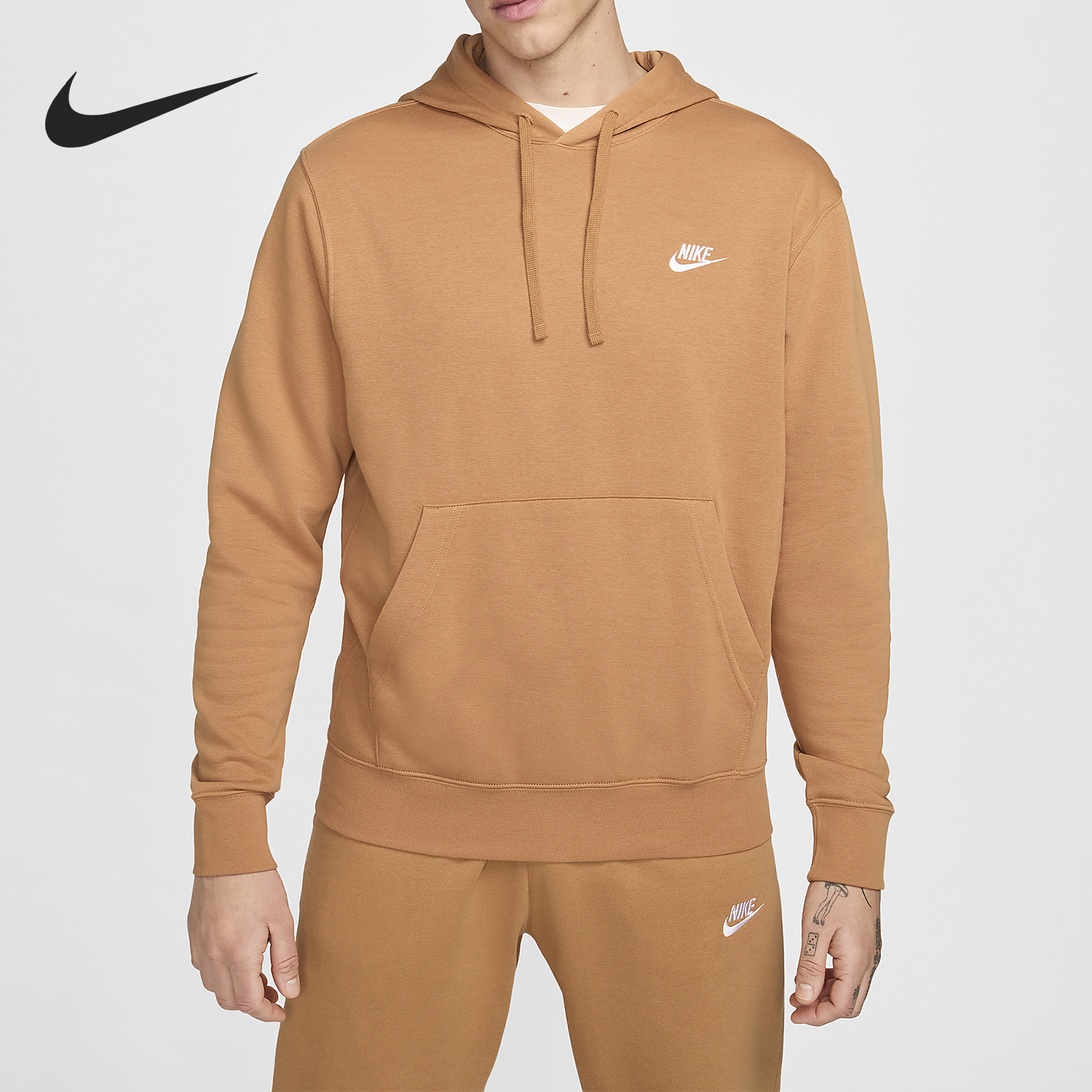 Nike/耐克正品Sportswear Club男士针织长袖卫衣BV2654-224