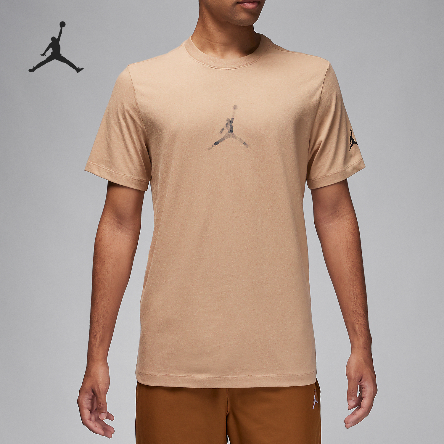 耐克男士透气印花短袖T恤